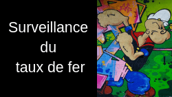 TDAH et fer, image avec popeye